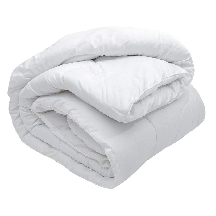 Одеяло зимнее 140х205 см, иск. лебяжий пух, ткань глосс-сатин, п/э 100%