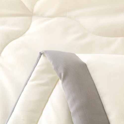 Комплект постельного белья Однотонный Сатин с Одеялом FB007